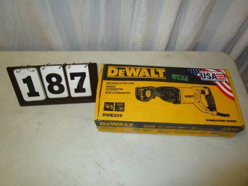 lot 187 image: DeWalt Reciprocating Saw