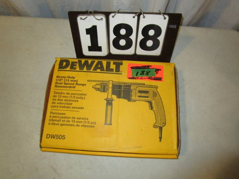 lot 188 image: DeWalt 12 Hammer Drill