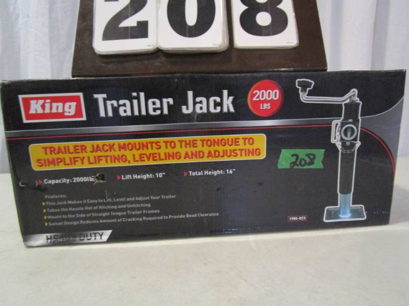 lot 208 image: Trailer Jack - 2000 lb