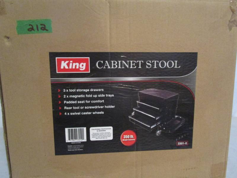 lot 212 image: Cabinet Stool