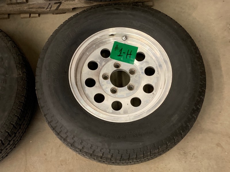 Set Of (4) Trailer Wheels & Tires