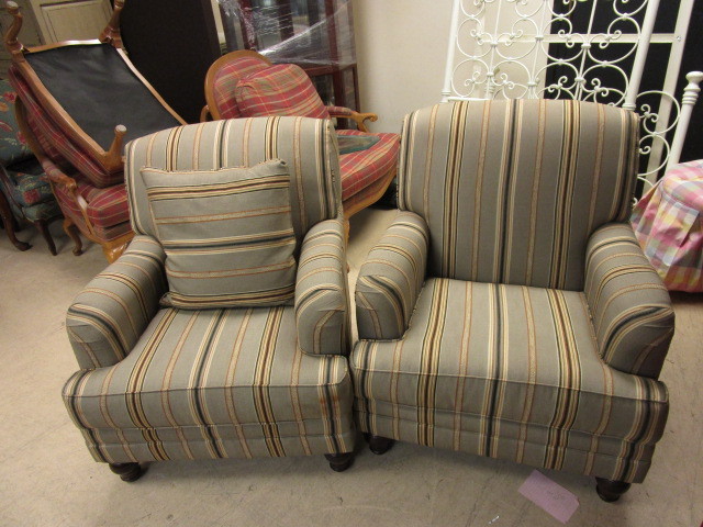lot 202 image: TWO KATE ACCENT CHAIRS