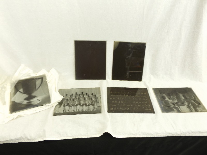 lot 27 image: Lot of 16 Antique 8x10 Glass Slide Photos