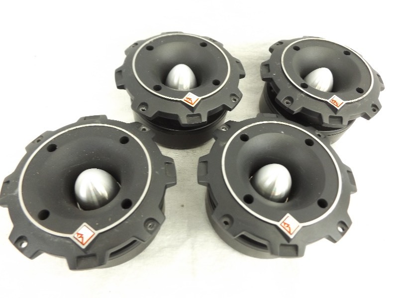 lot 63 image: Lot of 4 Rockford Fosgate Punch Pro PP4-T Tweeters