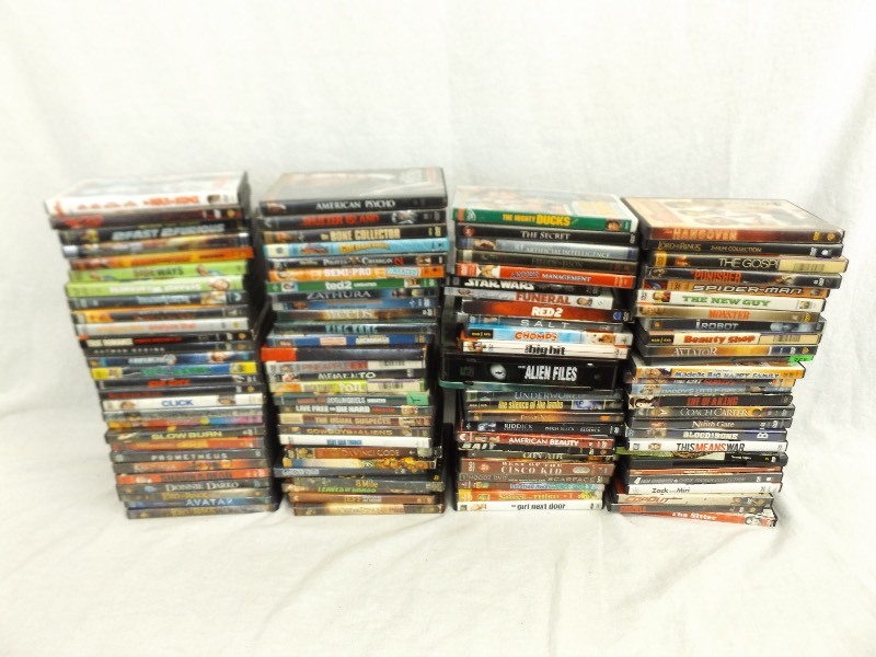 lot 65 image: 110 DVDs