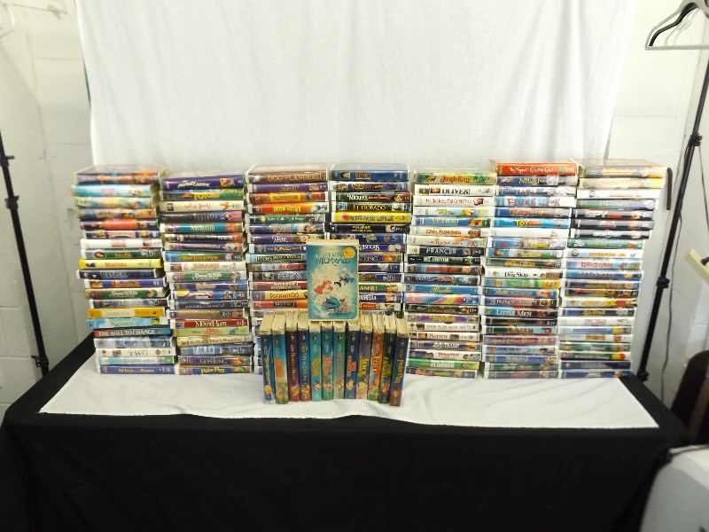 lot 66 image: 150 Vintage Disney etc. VHS