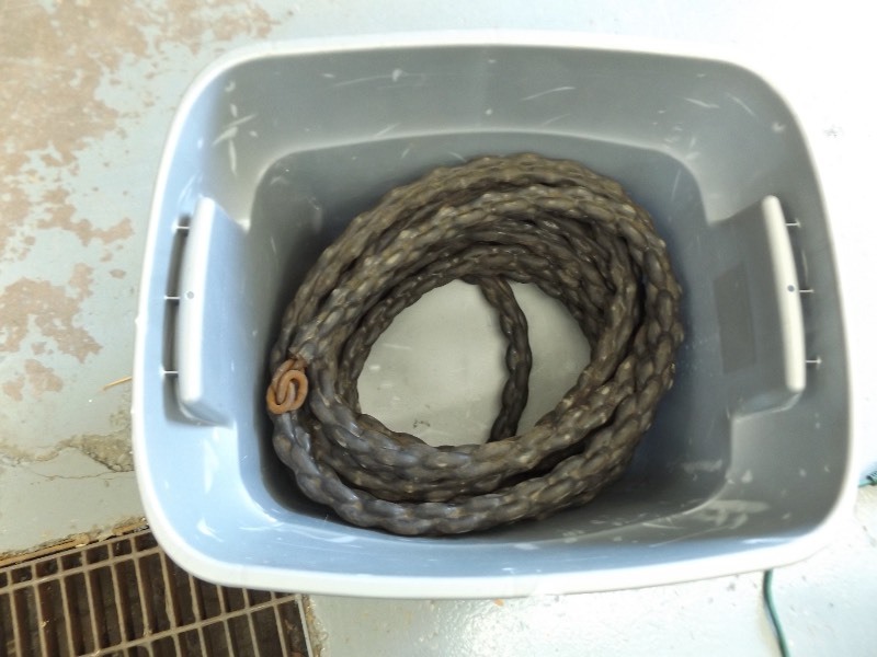 lot 74 image: 45 Coated Tow Chain