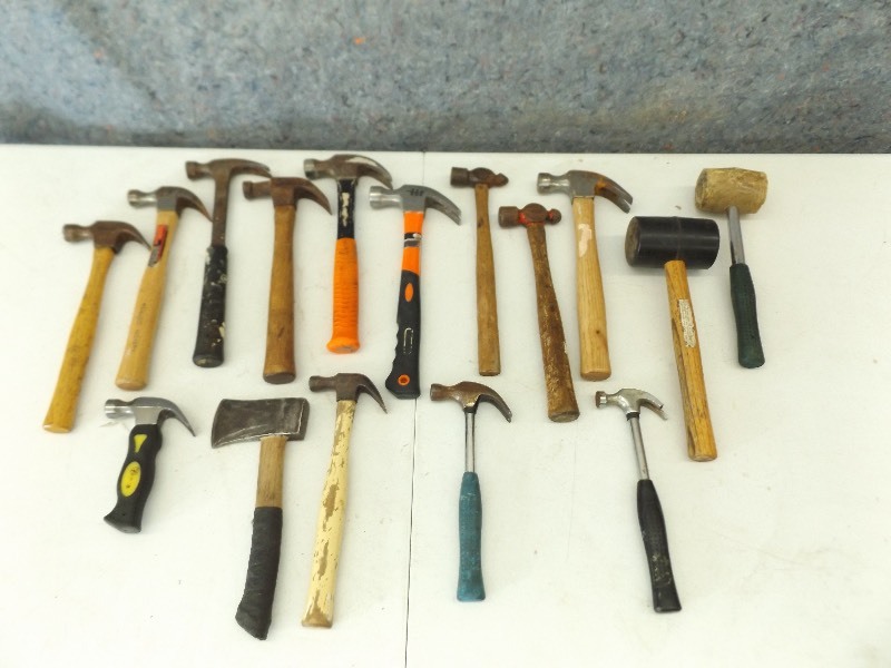 lot 81 image: Large Lot of Hammers etc.
