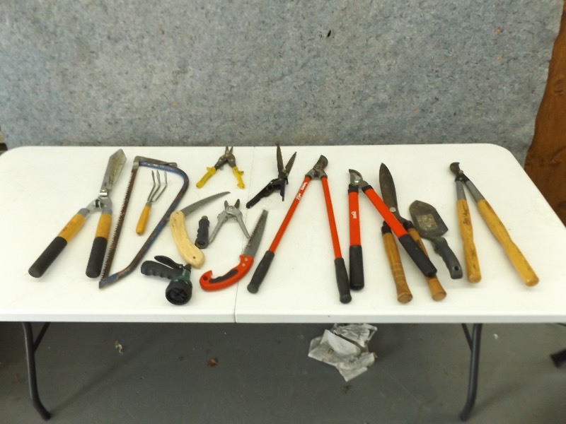 lot 94 image: Large Lot of Misc. Lawn and Garden Hand Tools