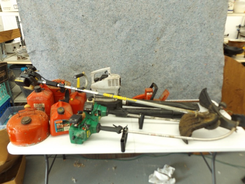lot 95 image: Lot of Gas Powered etc. Weed Whips etc.