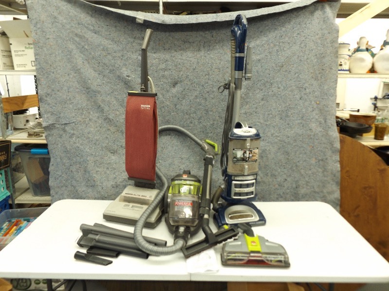 lot 107 image: Lot of Various Vacuum Cleaners