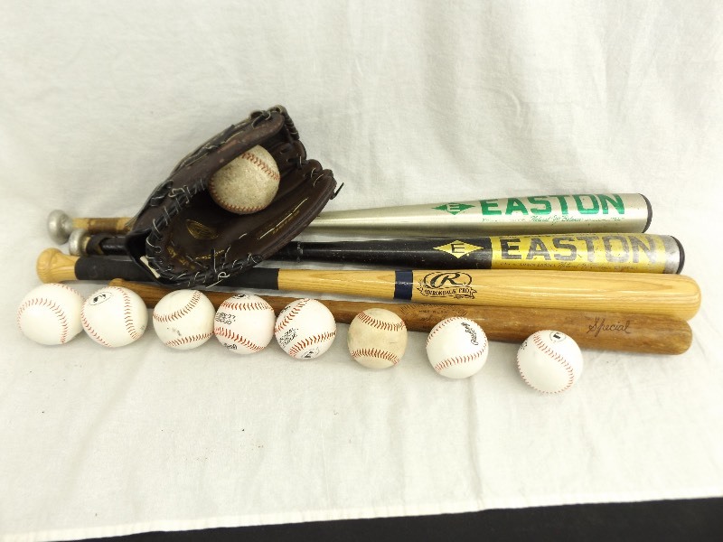 lot 148 image: Easton Etc Baseball Softball Lot