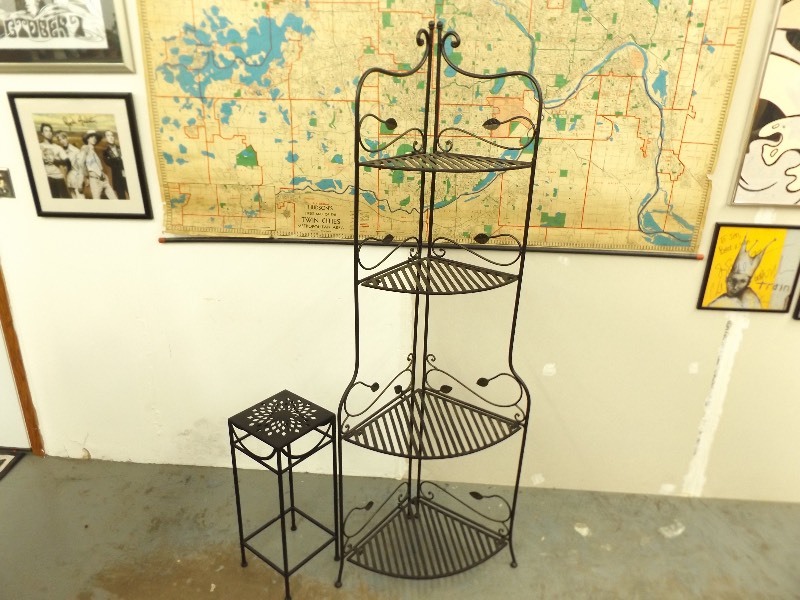 lot 182 image: 2 Iron Plant Stands