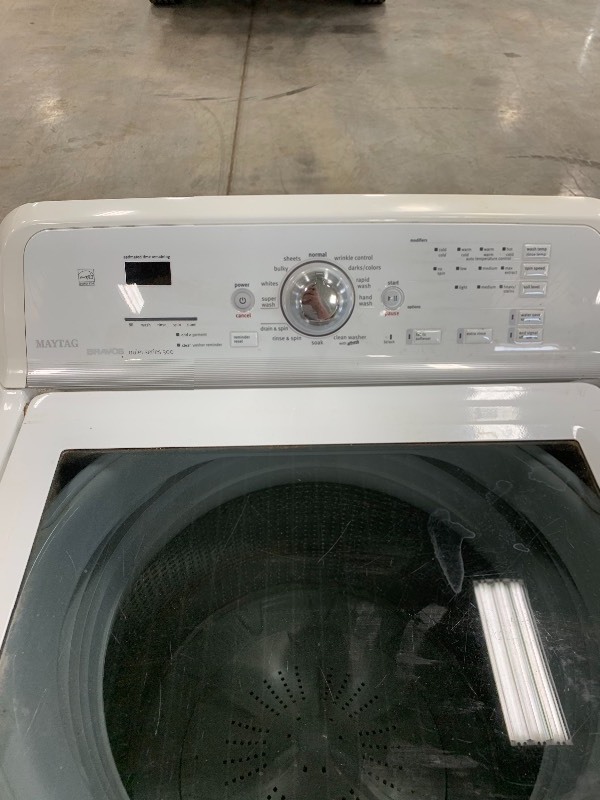 MAYTAG BRAVOS QUIET SERIES 300 WASHER | MAY HOUSEHOLD LIQUIDATION "NO