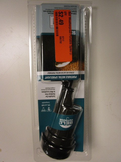 lot 357 image: TUB OF NEW BELL OUTDOOR SPIKELIGHTS