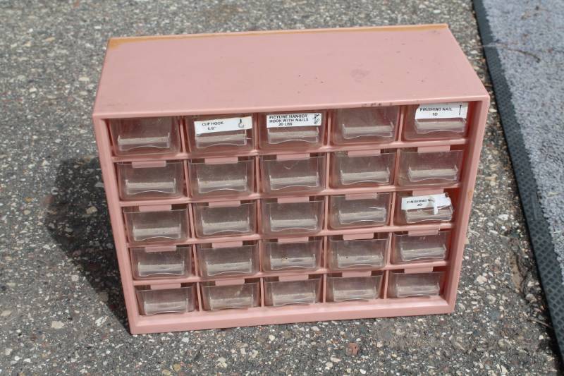 Small Parts Storage Cabinet 24 Drawers Pine Bend Equipment
