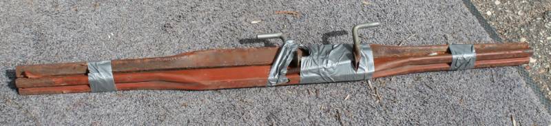 lot 94 image: Set Of 2 Snowmobile Tie Downs Irons