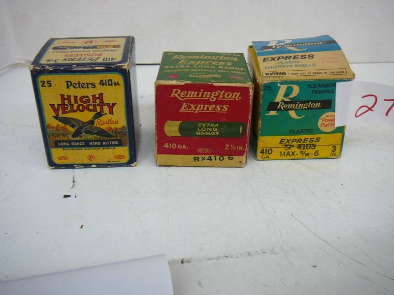 lot 27 image: 410 Gauge Shells