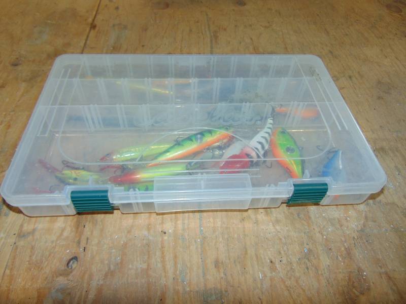 lot 23 image: Fishing Lures and Tackle Box