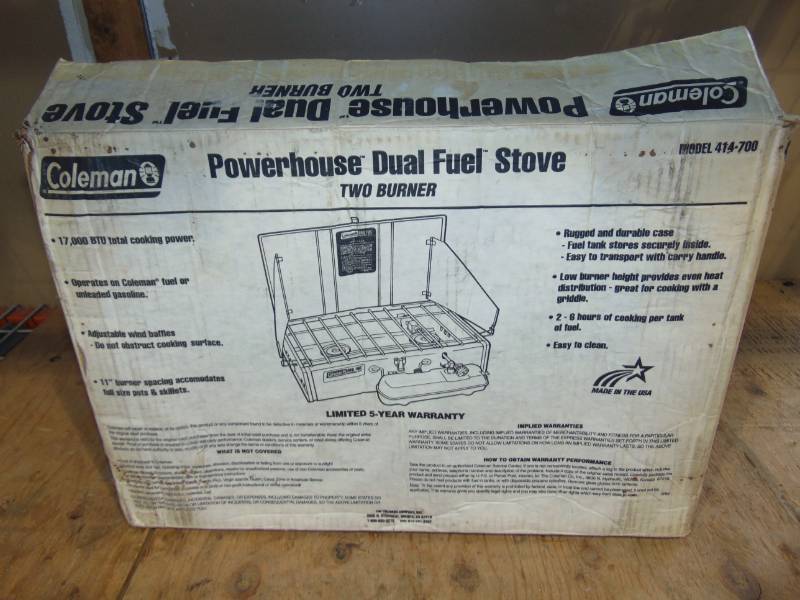 lot 55 image: Coleman Propane Stove