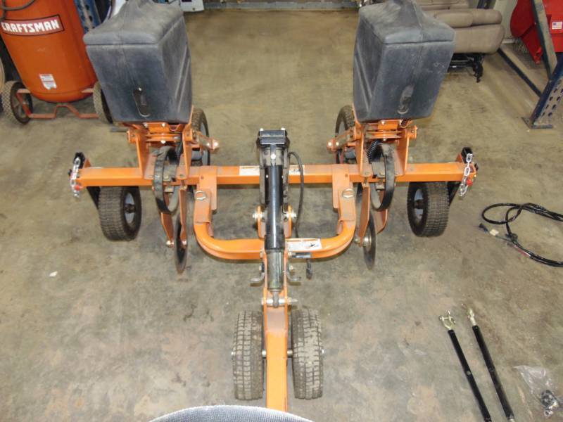 lot 6 image: Arctic Cat Speed Point Systems Electric Lift ATV 2 Row Food Plot Planter