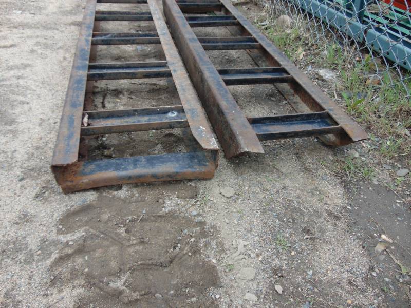 lot 126 image: (2) Heavy Duty Metal Ramps