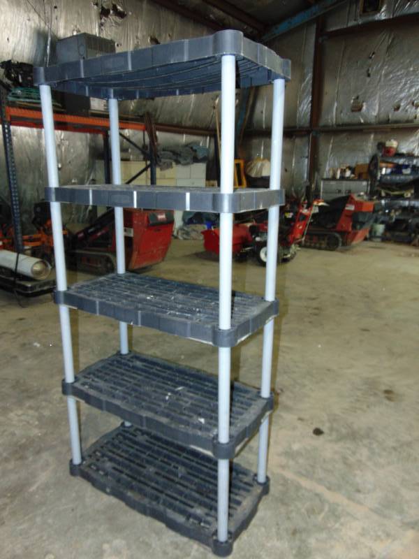 lot 127 image: Plastic Garage Shelf