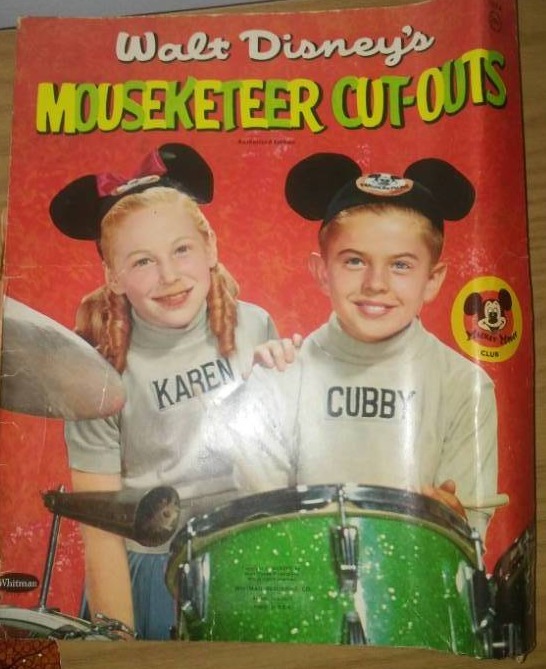lot 55 image: Walt Disneys Mouseketeer cutouts.