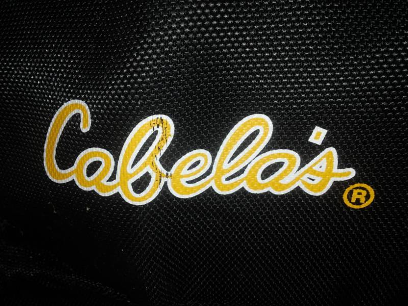 lot 81 image: 2 Cabelas collapsible campfire chairs