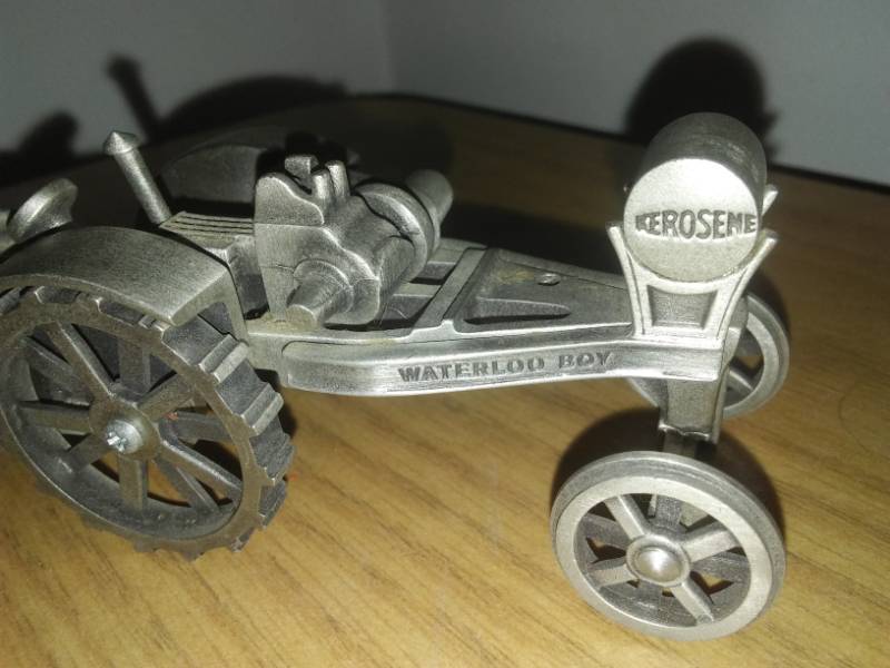 lot 129 image: Stainless steel Waterloo boy - kerosene, rolls.