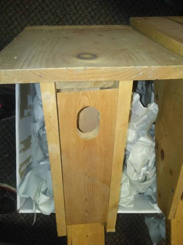 lot 131 image: 2 wood duck houses.