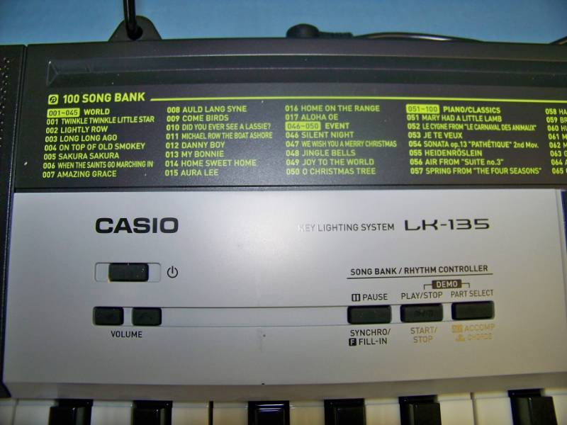 lot 48 image: Casio, LK-135, Electronic Keyboard and Stand in Original Boxes