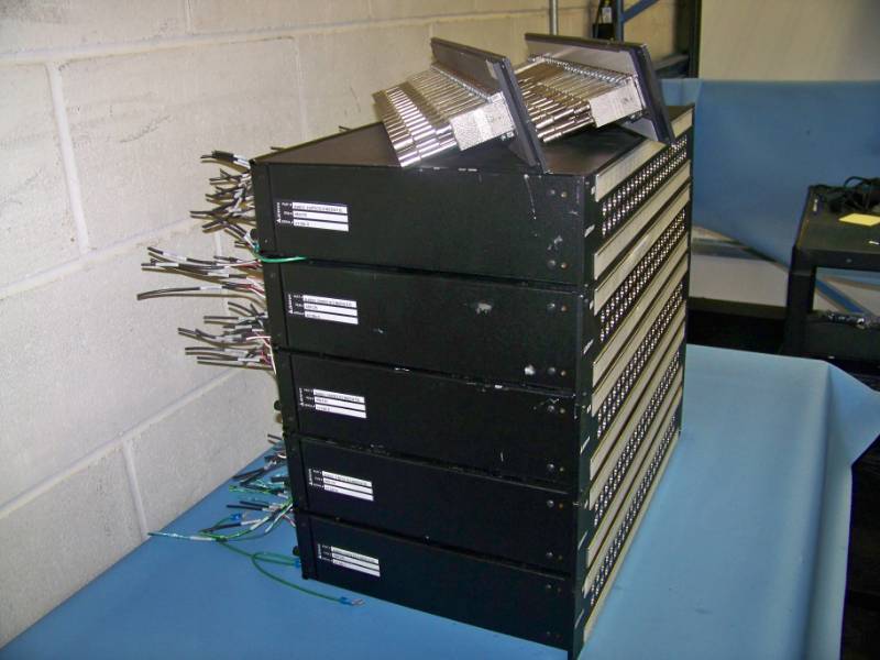 lot 112 image: (5) Bittree, Patch Panel Chassis with Patch Panels and (2) Bittree, Patch Panels