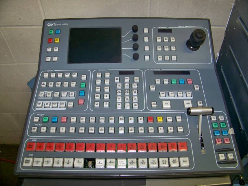 lot 115 image: Grass Valley, Controller, KAYAK Digital Production Switcher, Control Panel and (5) Gecko Flex, Signal Management Systems