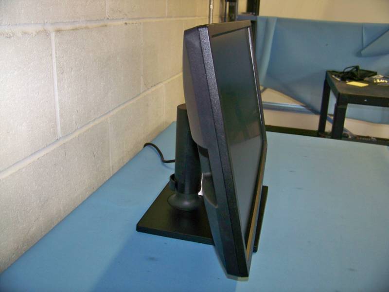 lot 104 image: LG, Flat Screen Computer  PC Monitor and Chief, Swing-Arm Monitor Stand