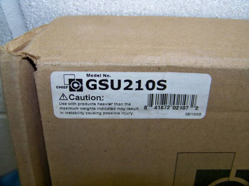lot 106 image: Chief Manufacturing, Wall Mount for Flat Panel TVs  Monitors  Displays - NEW in Original Box