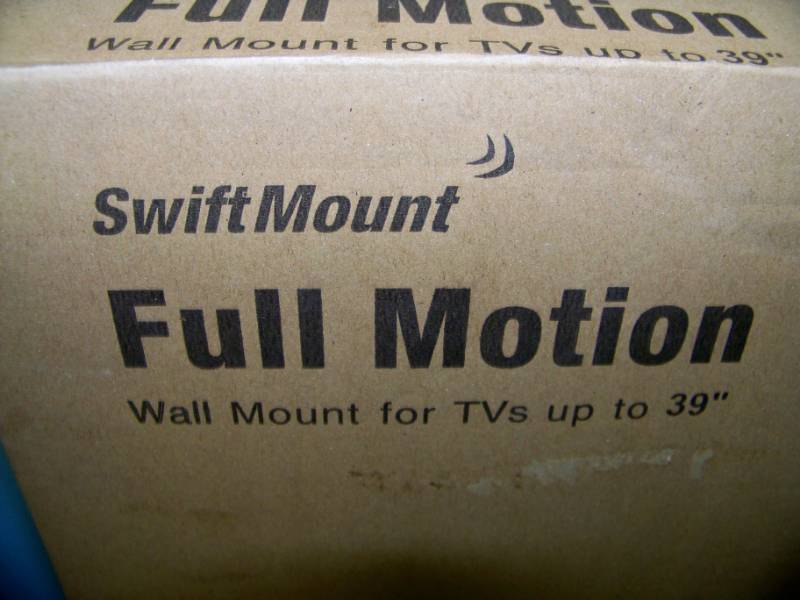 lot 108 image: Swift Mount, Full Motion Wall Mount for TVsMonitorsDisplays up to 39 - NEW in Original Box