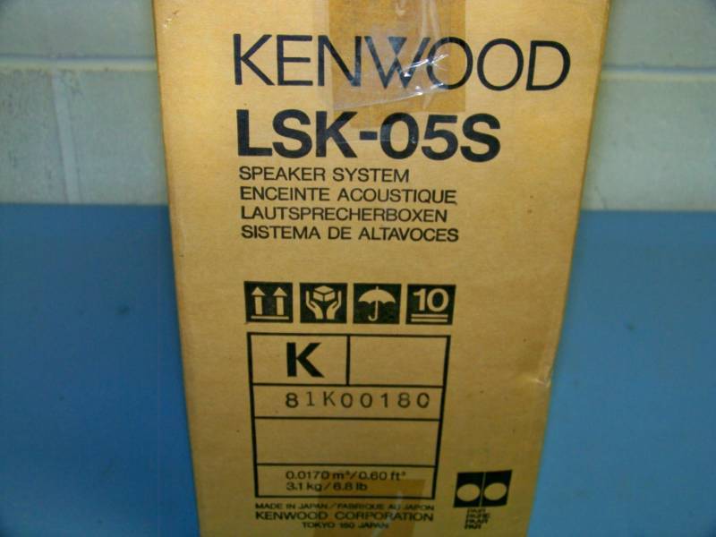 lot 85 image: Kenwood, LSK-05S, Speaker System in Original Box