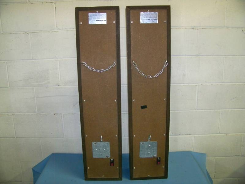 lot 87 image: Bogen, Vintage, 35 Watt, Sound Columns  Column Speakers