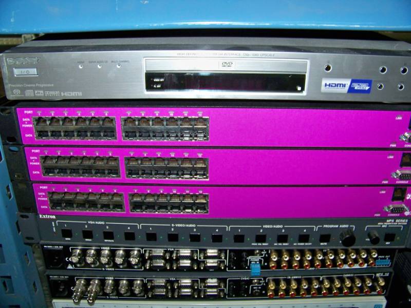 lot 125 image: (8 Wide Shelf - LARGE LOT) Miscellaneous Audio  Video (AV) Items, Components, Accessories and more