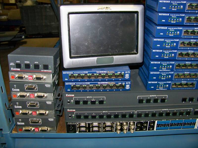 lot 126 image: (8 Wide Shelf - LARGE LOT) Miscellaneous Audio  Video (AV) Items, Components, Accessories and more
