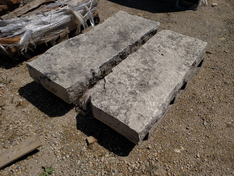 (2) 4 Limestone Steps