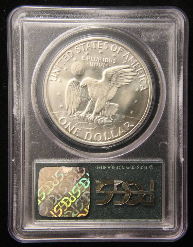 1972-S 40% SILVER EISENHOWER DOLLAR MS65 PCGS