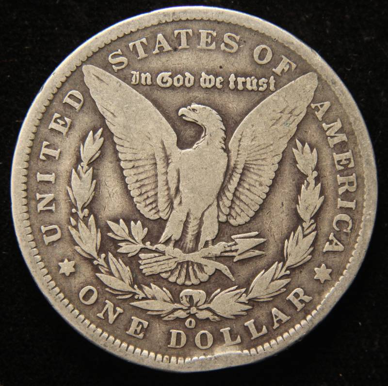 1890-O MORGAN SILVER DOLLAR