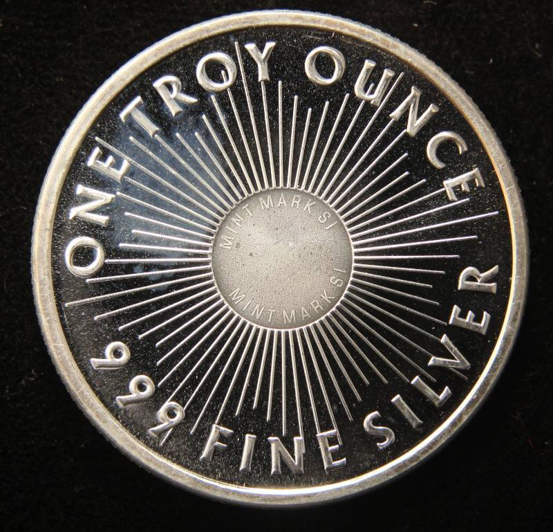 1 TROY OZ. .999 FINE SILVER SUNSHINE MINT
