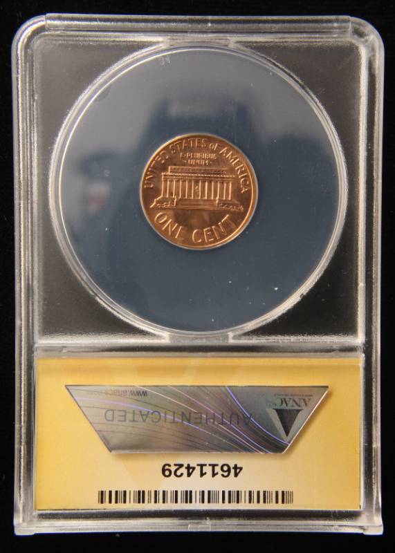 1971 LINCOLN MEMORIAL CENT MS66 RED ANACS