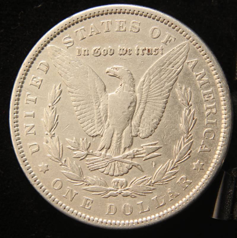 1890 MORGAN SILVER DOLLAR DAMAGED