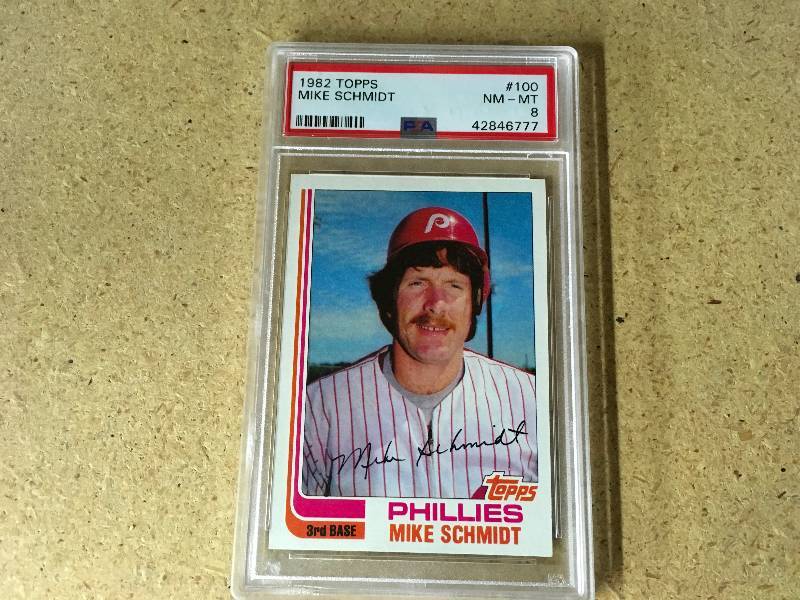1982 Topps Mike Schmidt Card Mint 8