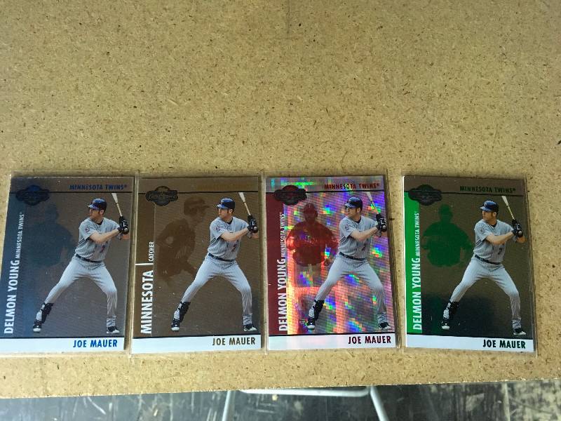 4 Topps Co- Signers Joe Mauer Cards - All Numbered