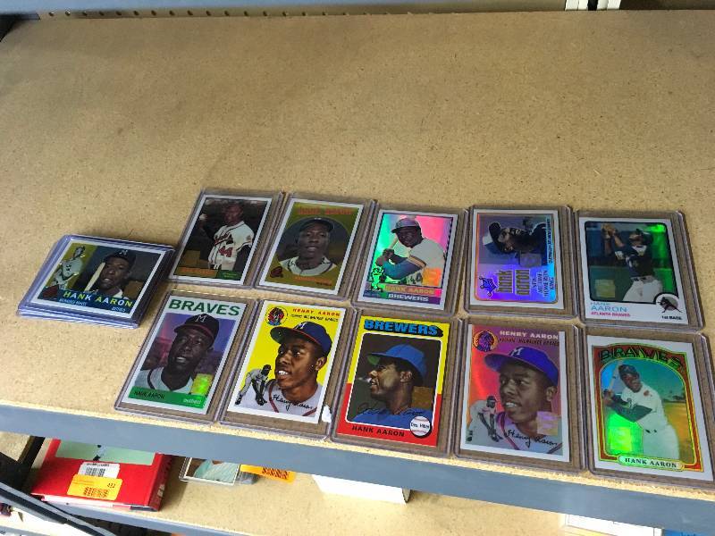 1999 Hank Aaron Reprint Cards - Lot of 15